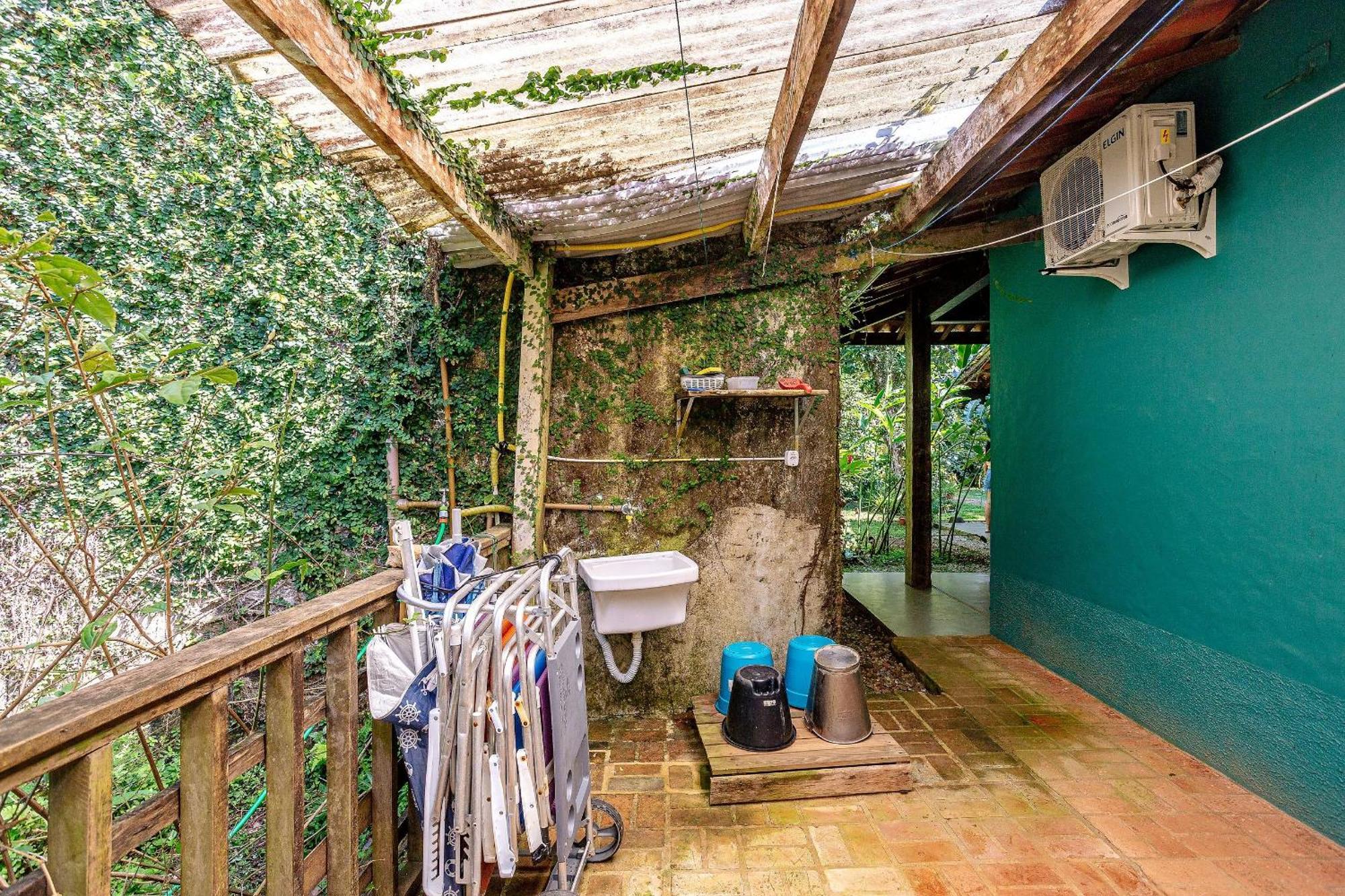Casa Dos Passaros Na Areia A 20M Da Praia Da Baleia Com 3 Suites E 1 Dorm, Com Ar Condicionado, Wifi, Smart Tv, Cozinha Completa E Churrasqueira Sao Sebastiao  Kültér fotó
