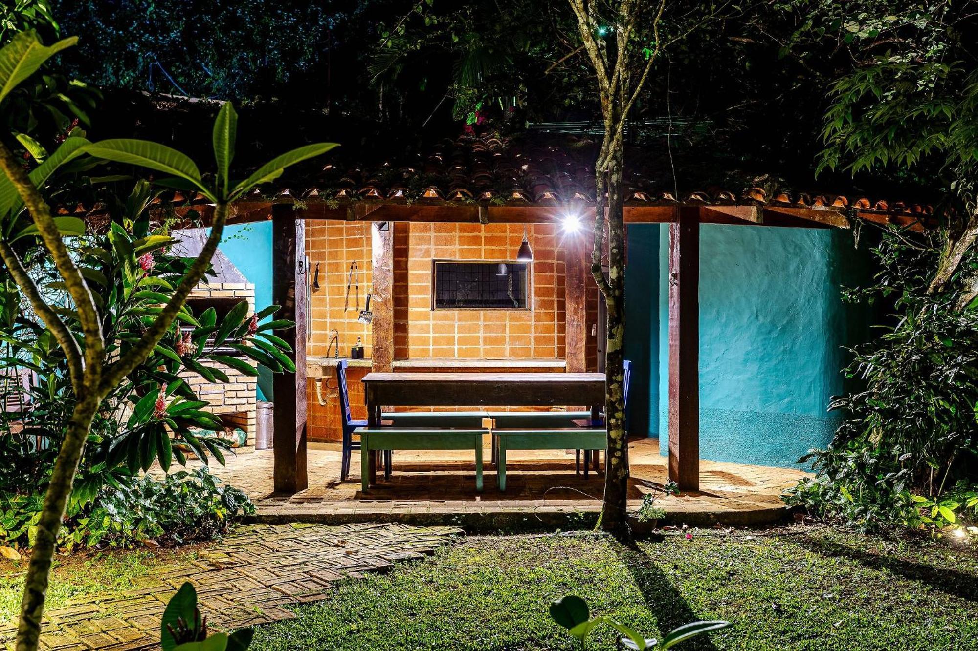 Casa Dos Passaros Na Areia A 20M Da Praia Da Baleia Com 3 Suites E 1 Dorm, Com Ar Condicionado, Wifi, Smart Tv, Cozinha Completa E Churrasqueira Sao Sebastiao  Kültér fotó